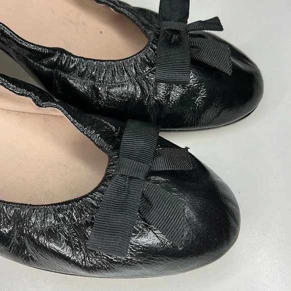 Stuart Weitzman Raven black ballet flats Size 9.5 M - Picture 6 of 14